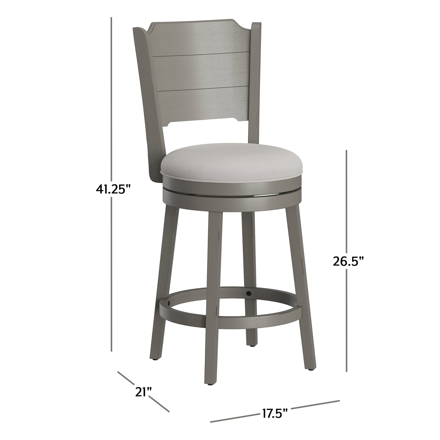 Clarion Wood Stool