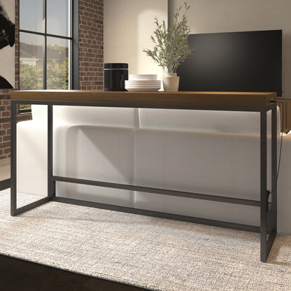 Reserve Wood and Metal Sofa Table