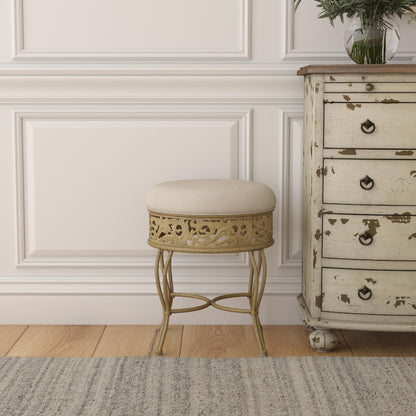 Villa III Metal Vanity Stool