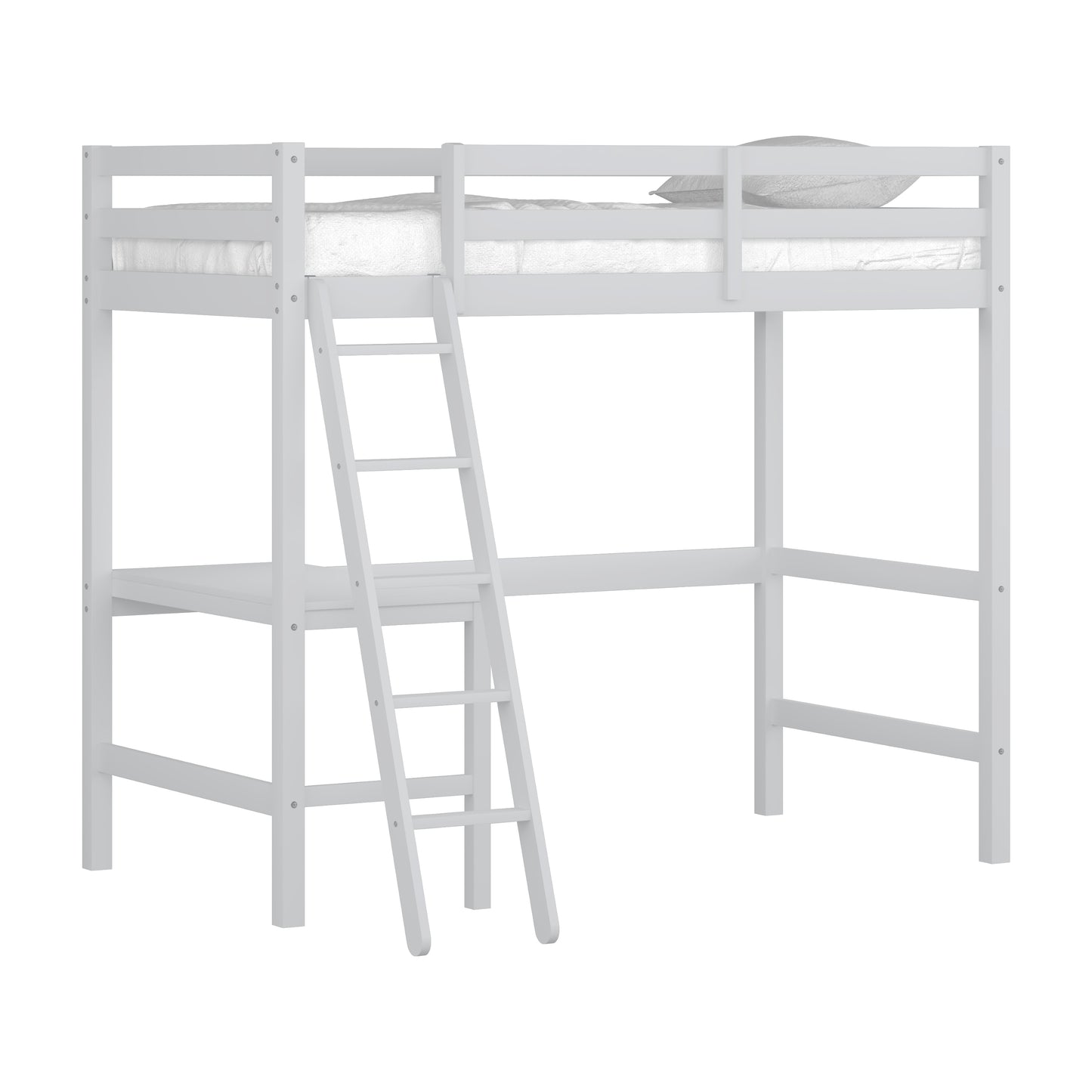 Caspian Wood Twin Loft Bed