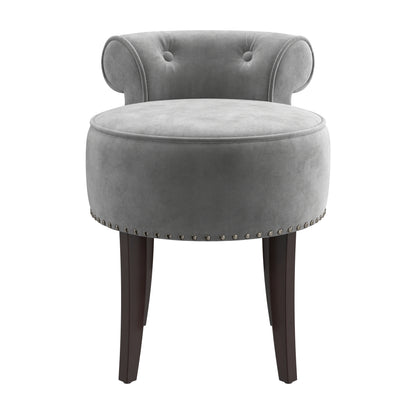 Lena Wood Vanity Stool