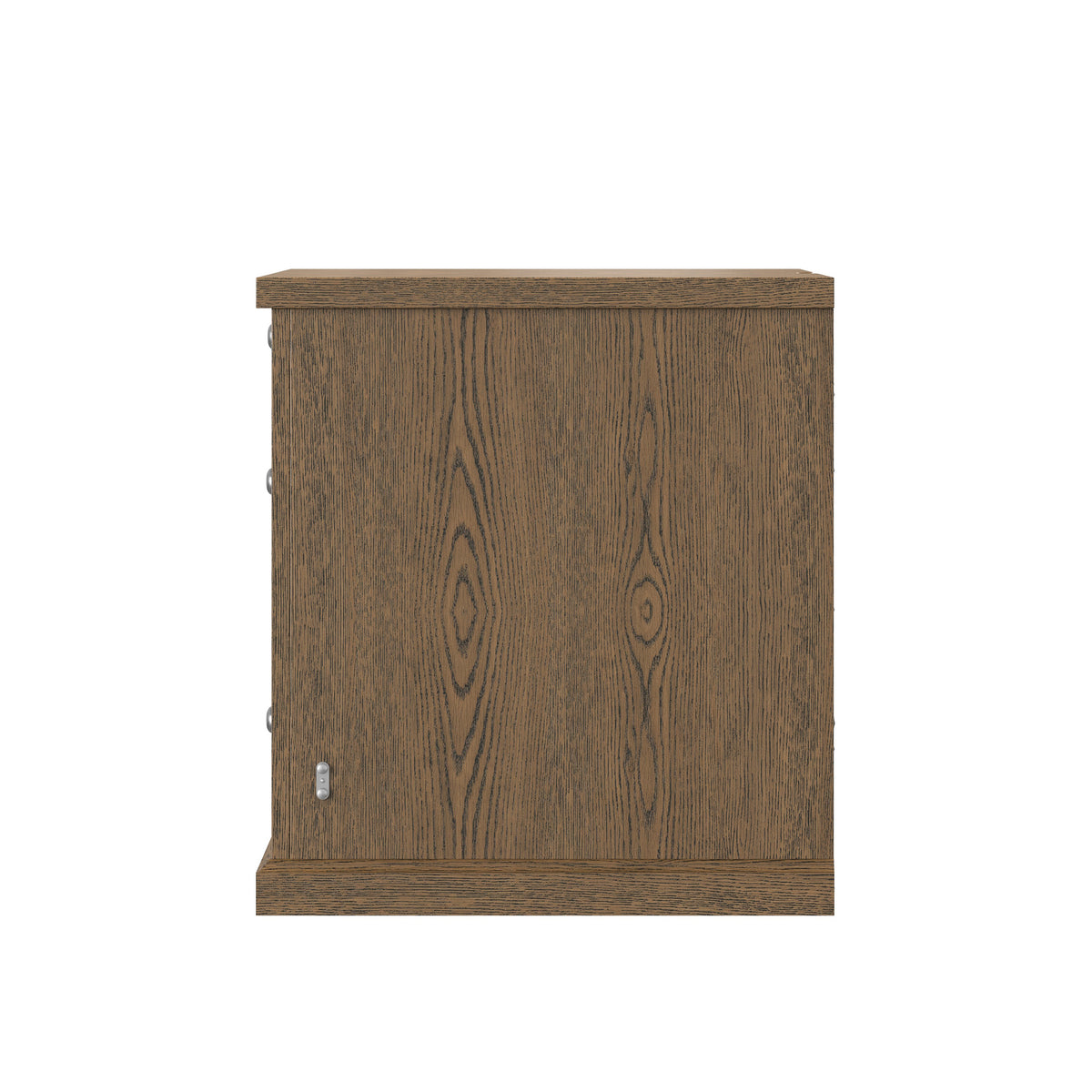 Soren Wood Twin Door Desk Dream Console with Mattress and Cover, Light Oak