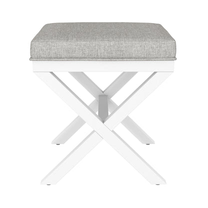 Somerset Wood Vanity Stool