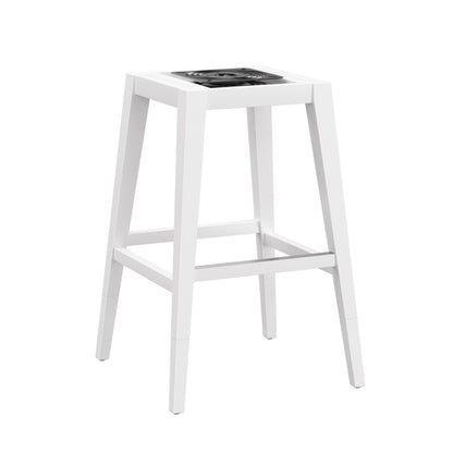 Uniquely Yours Wood Adjustable Stool Base with Swivel Plate