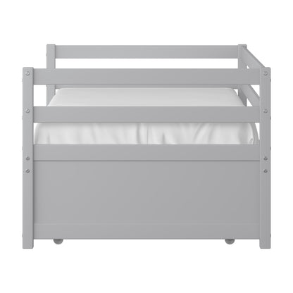 Caspian Wood Daybed, Gray