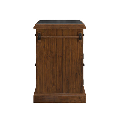 Tuscan Retreat Wood Kitchen Island