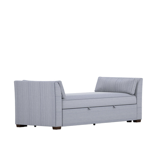 Camlett Upholstered Twin Daybed with 2 Pillows