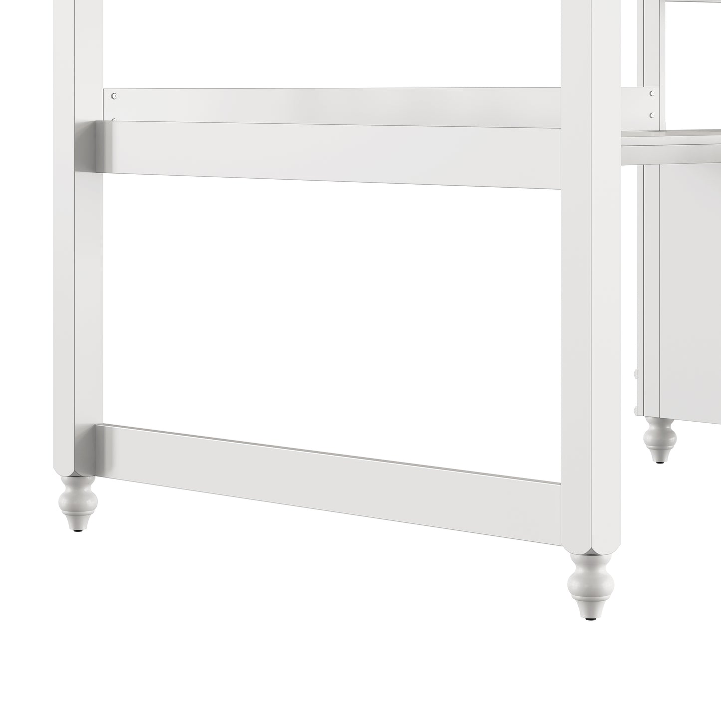 Lake House Wood Loft Bed with Desk