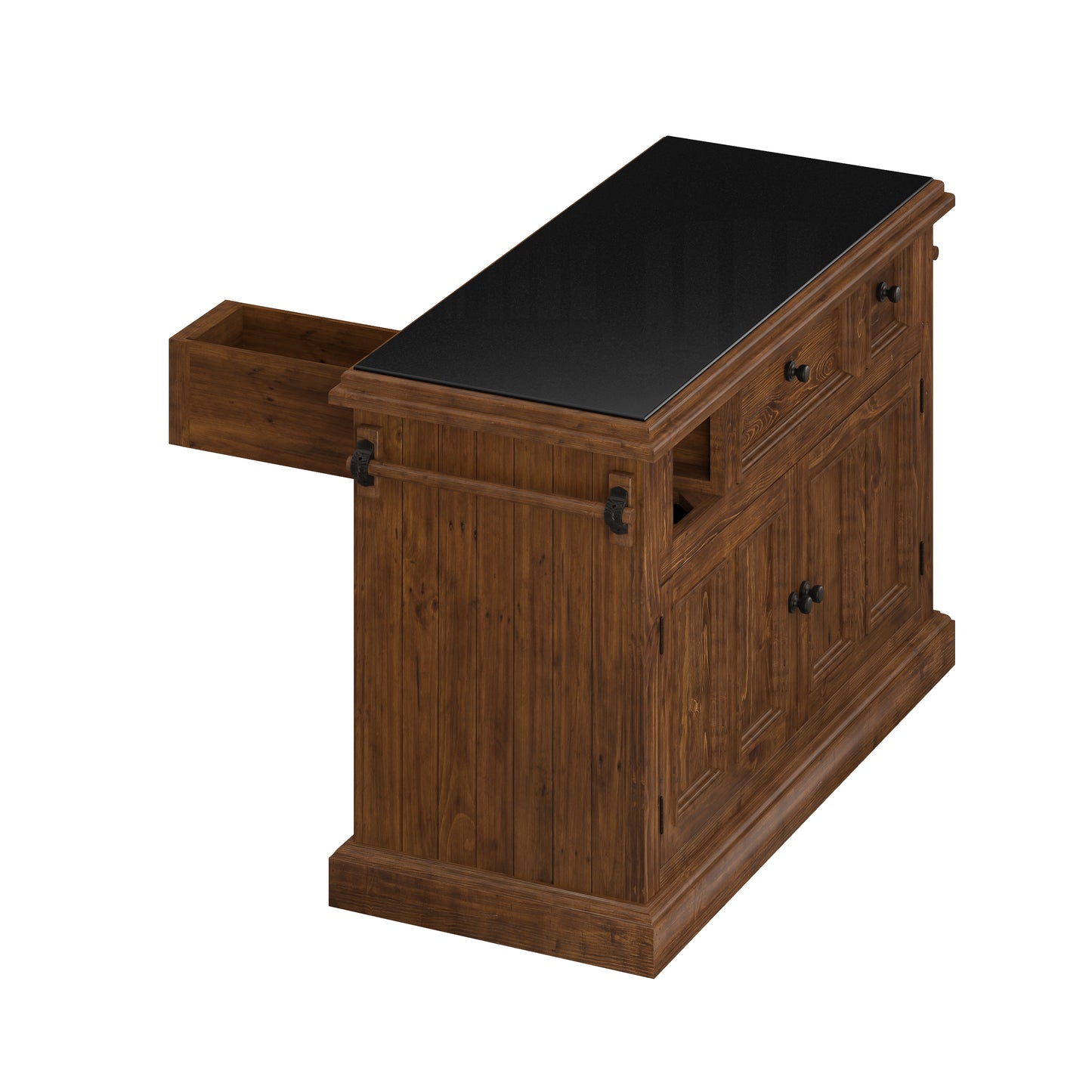 Tuscan Retreat Wood Kitchen Island