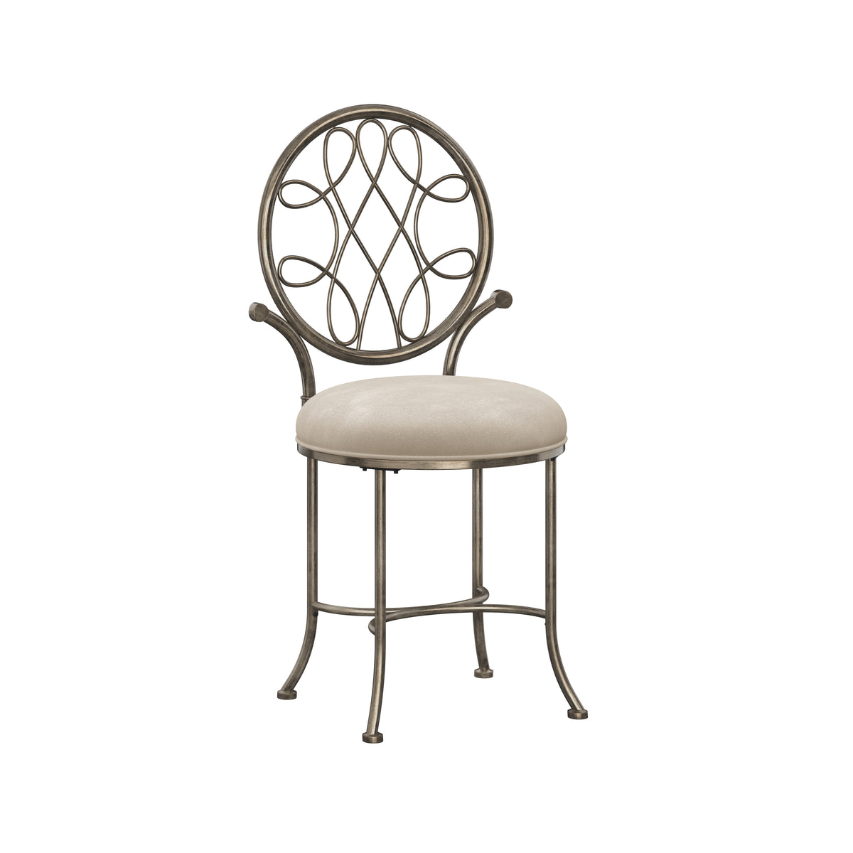 O'Malley Metal Vanity Stool