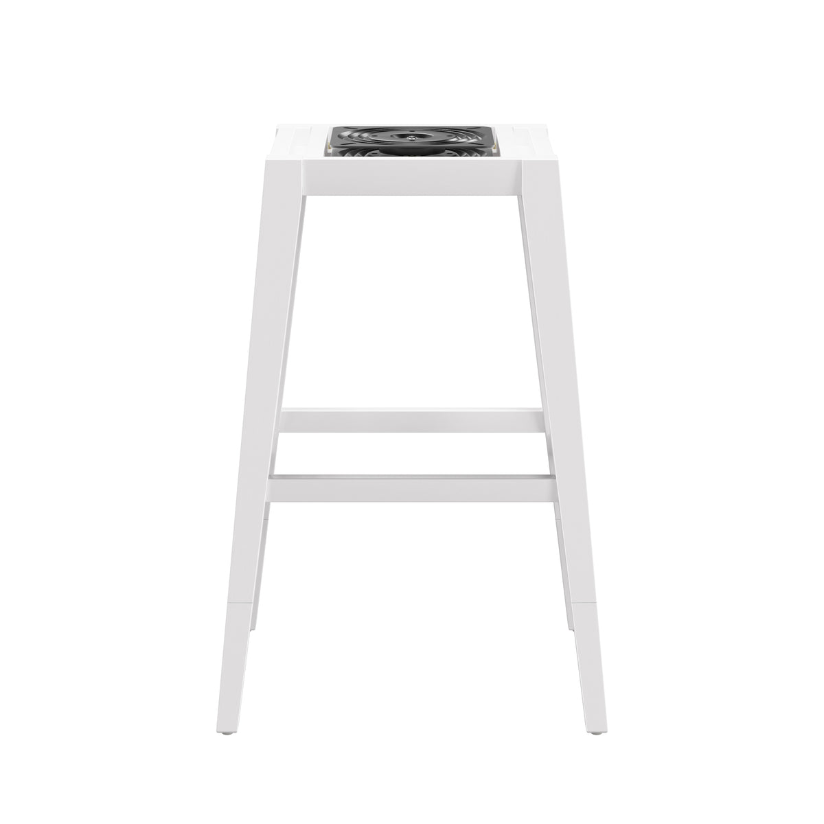Uniquely Yours Wood Adjustable Stool Base with Swivel Plate