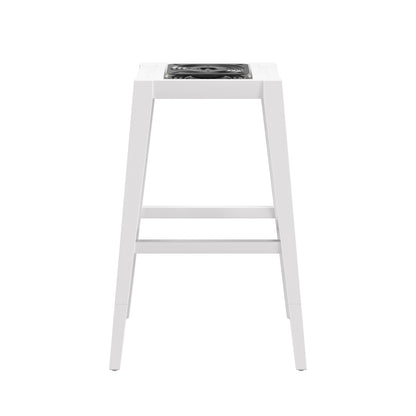 Uniquely Yours Wood Adjustable Stool Base with Swivel Plate