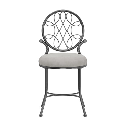 O'Malley Metal Vanity Stool