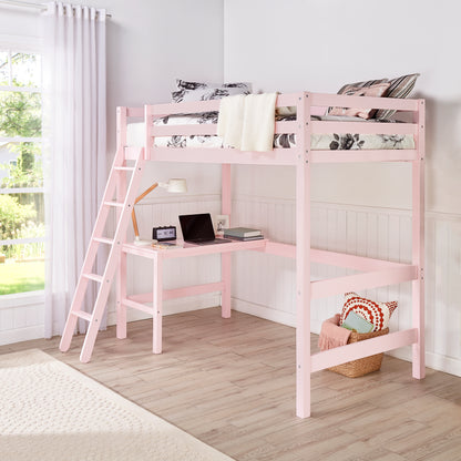 Caspian Wood Twin Loft Bed