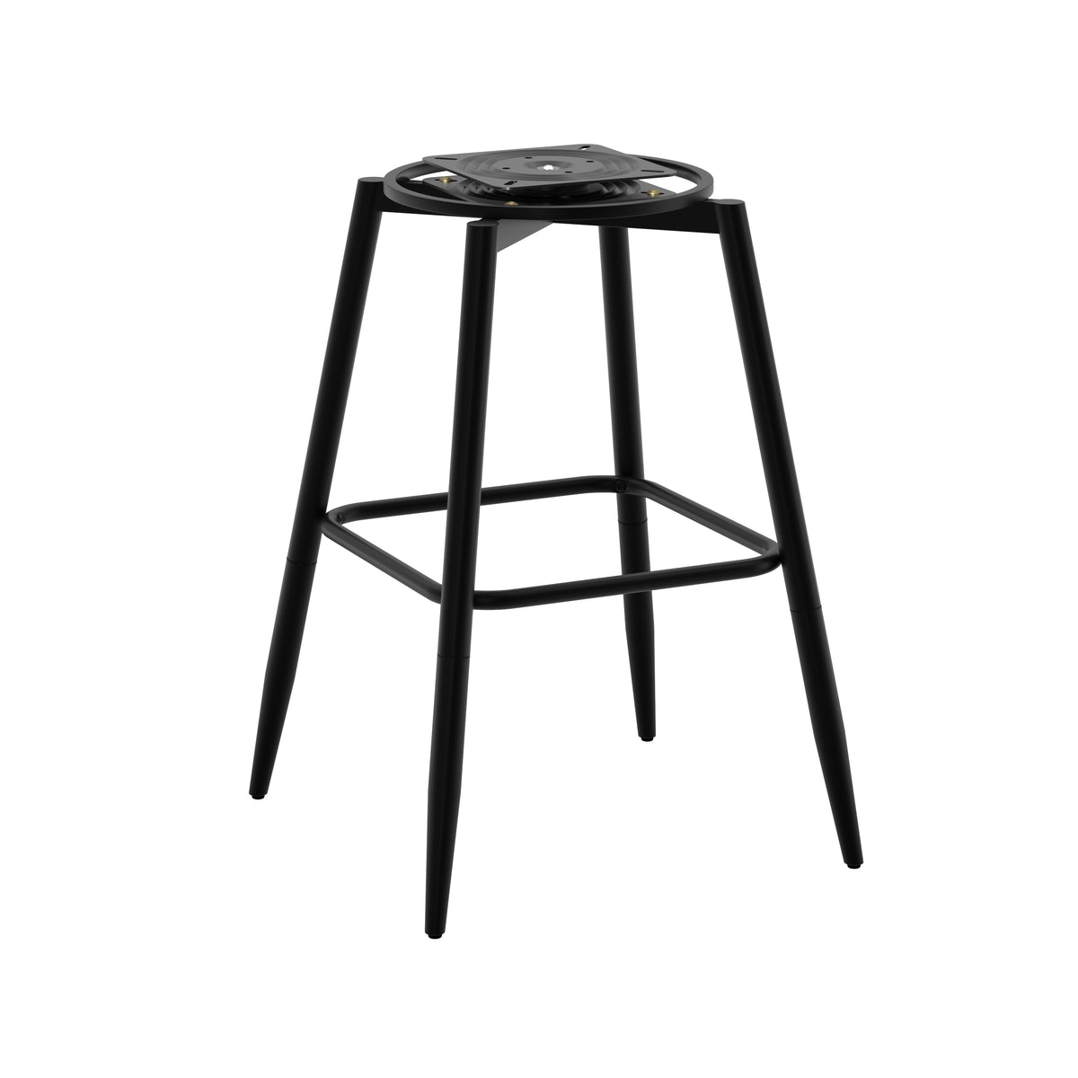 Uniquely Yours Metal Adjustable Stool Base with Swivel Plate
