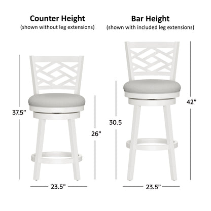 Riva Wood Counter and Bar Stools