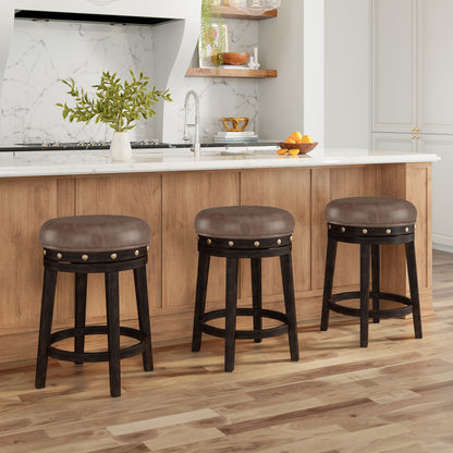 Benard Wood Stool