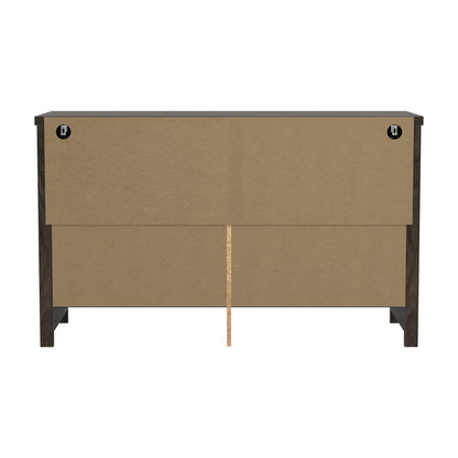 Lancaster Wood 6 Drawer Dresser
