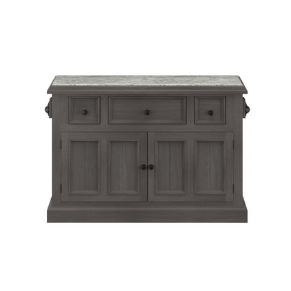 Tuscan Retreat Wood Kitchen Island