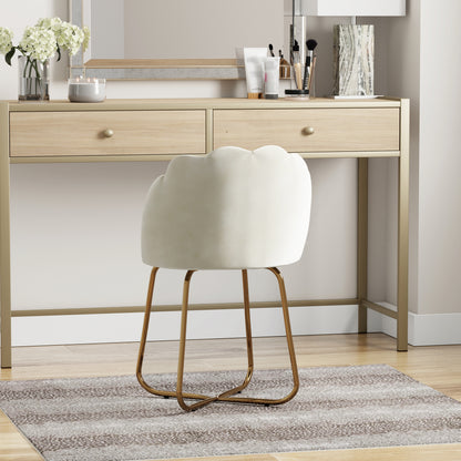 Catalina Metal Vanity Stool