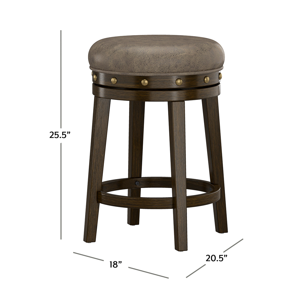 Benard Wood Stool