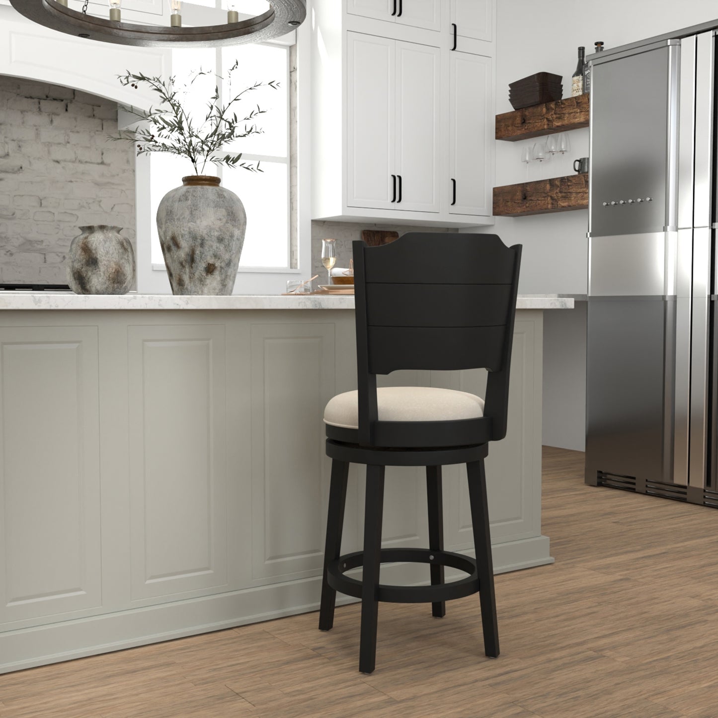 Clarion Wood Stool