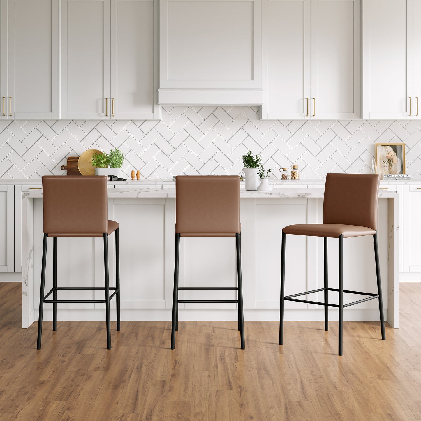 Bronte Metal Counter and Bar Stools