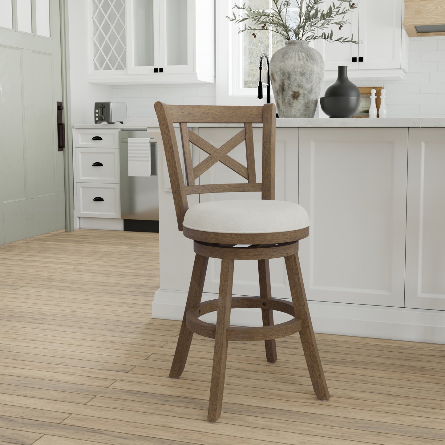 Hamlin Wood Stool