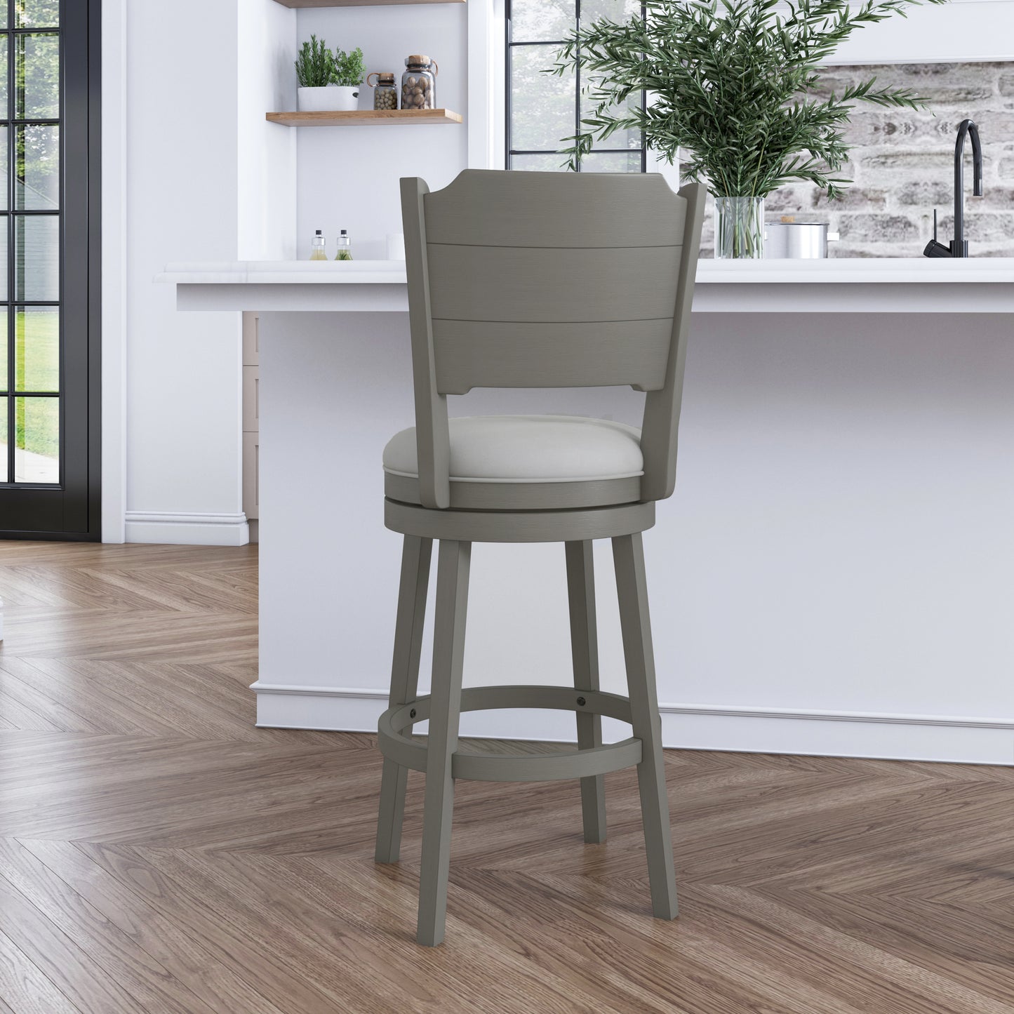 Clarion Wood Stool