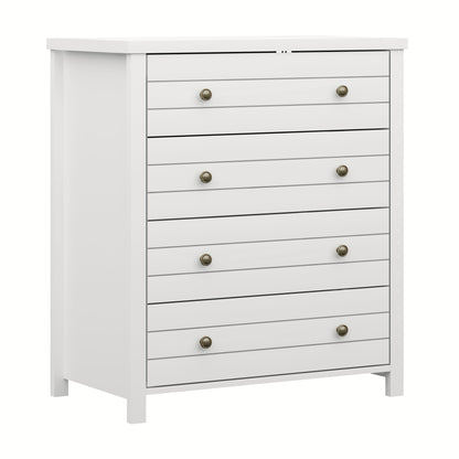 Harmony Wood 4 Drawer Dresser