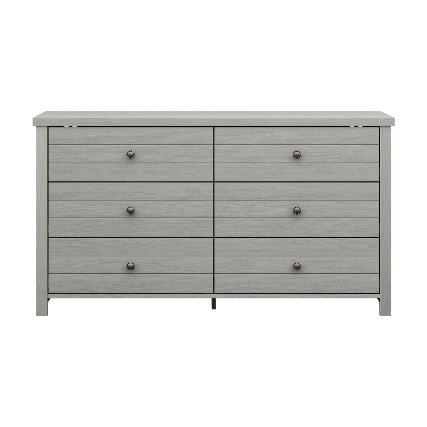 Harmony Wood 6 Drawer Dresser