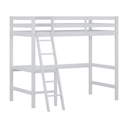 Caspian Wood Twin Loft Bed