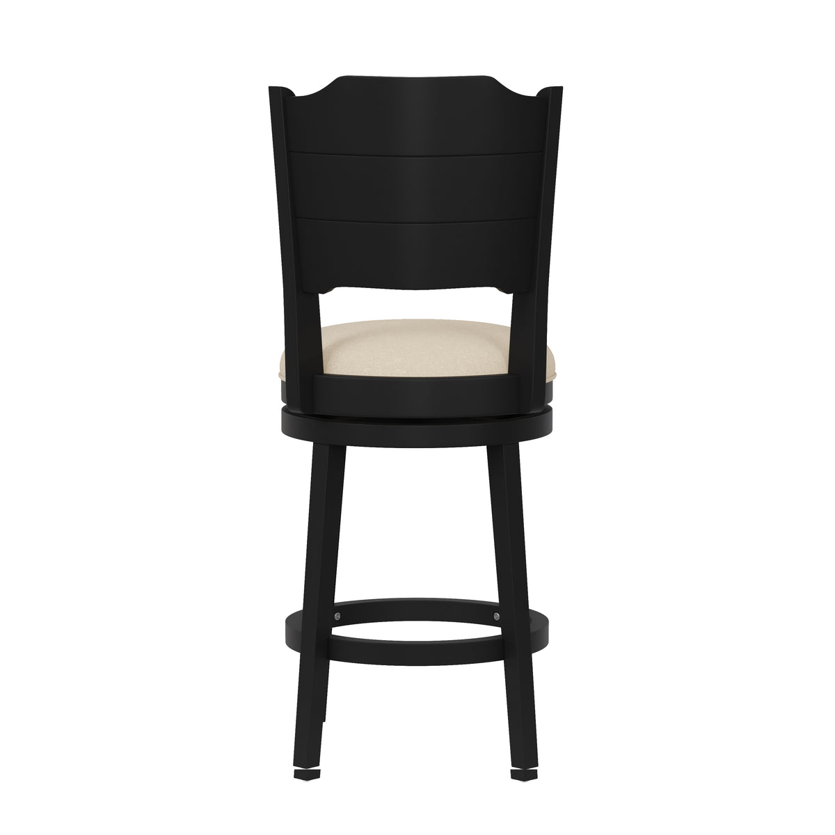 Clarion Wood Swivel Stool