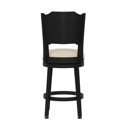 Clarion Wood Swivel Stool