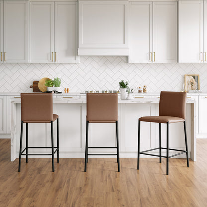 Bronte Metal Counter and Bar Stools