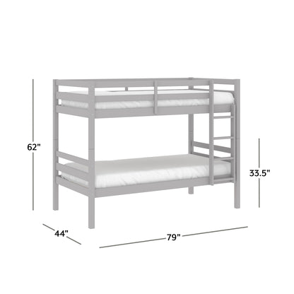 Campbell Wood Bunk Bed with Ladder