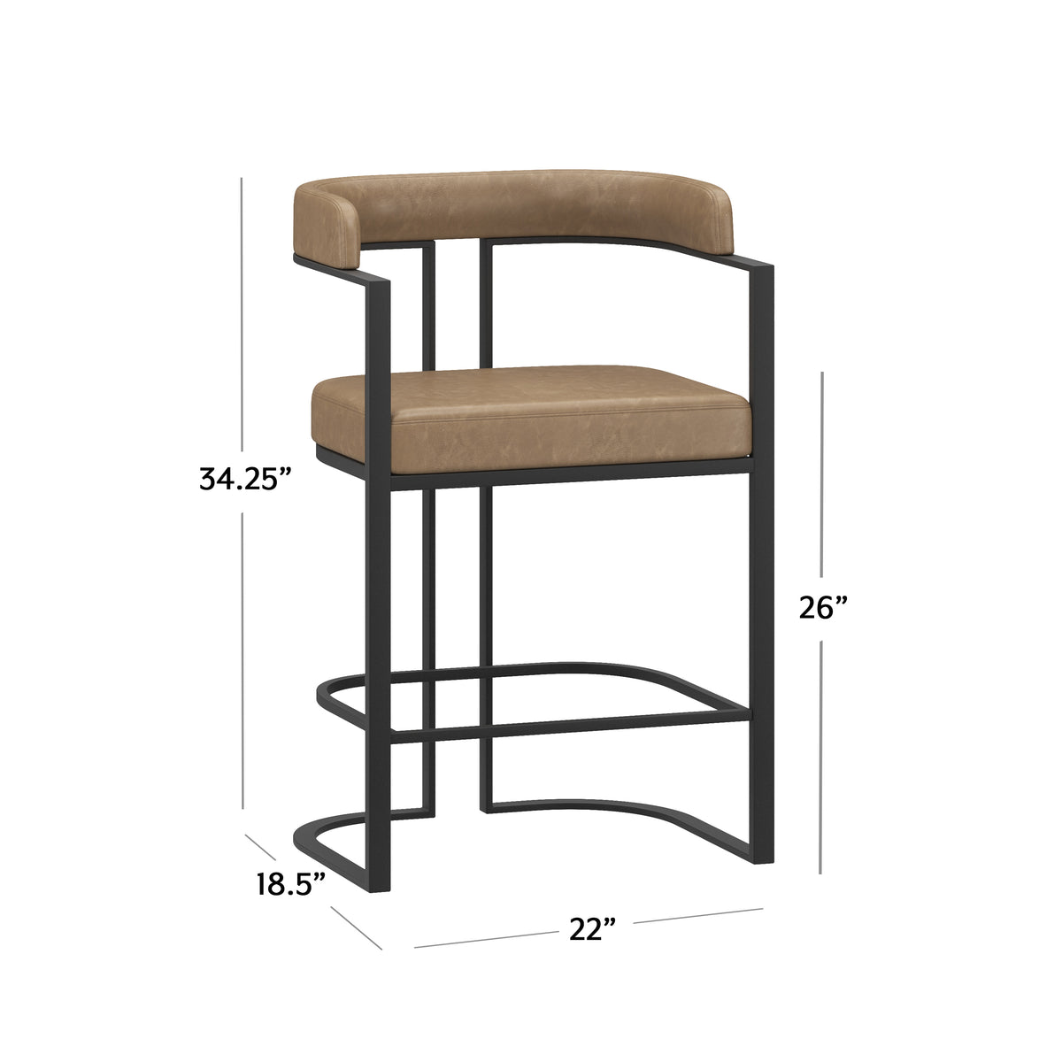 Cannonwood Metal Counter and Bar Stools