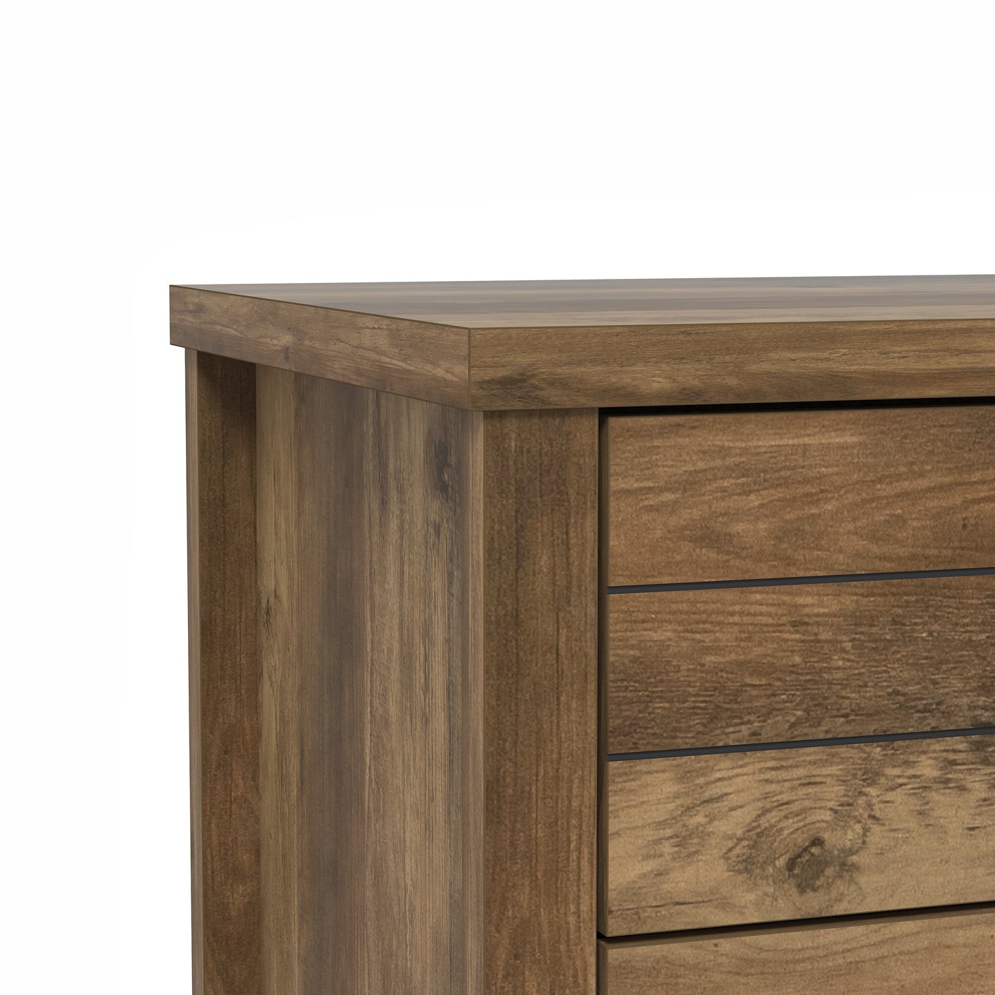 Lancaster Wood 6 Drawer Dresser