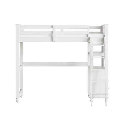 Lake House Wood Loft Bed