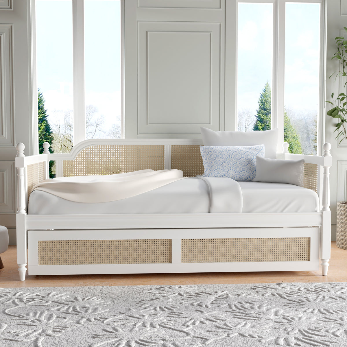 Melanie Wood Daybed with Trundle