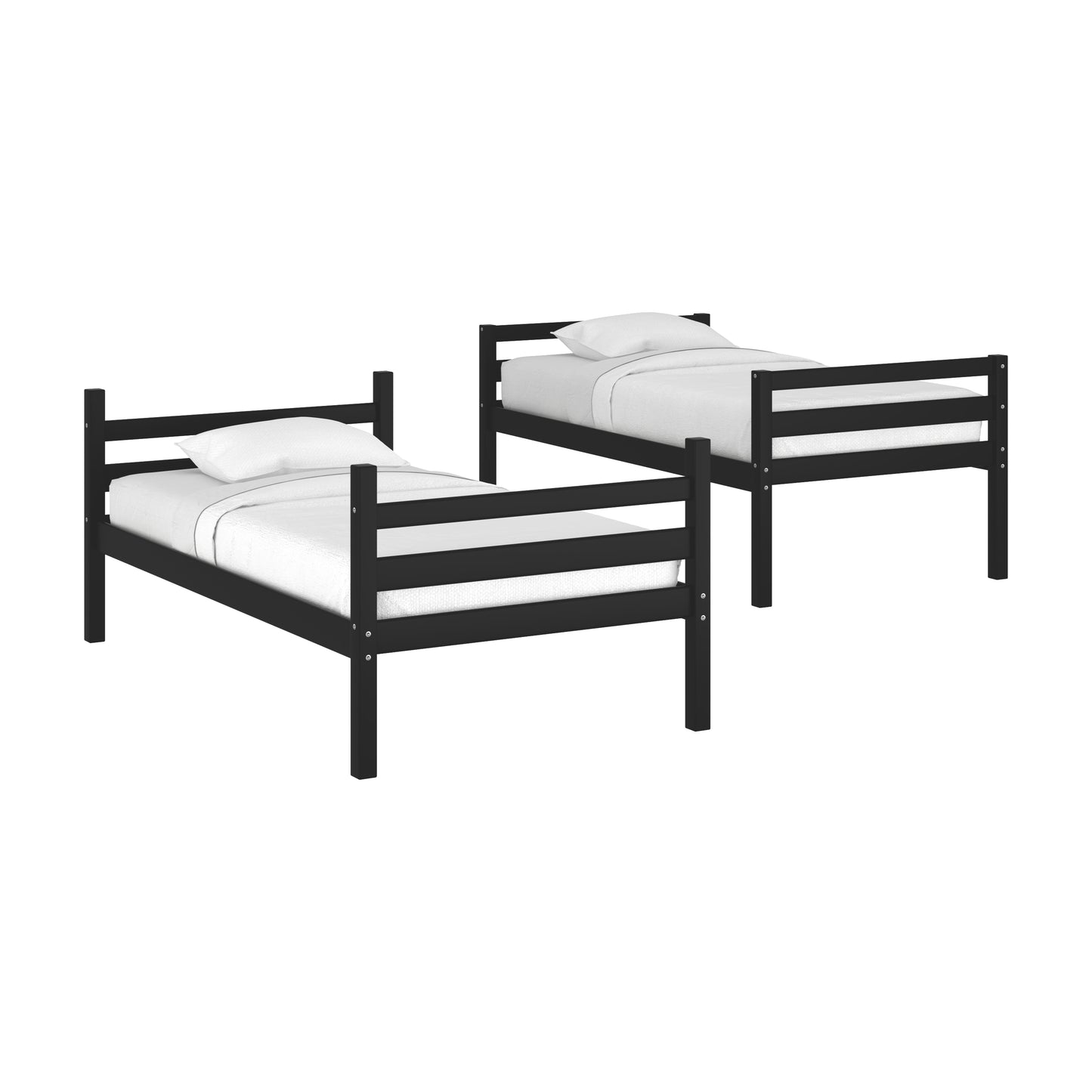 Campbell Wood Bunk Bed with Ladder