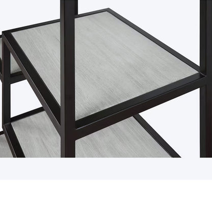 Haze Metal and Wood Etagere