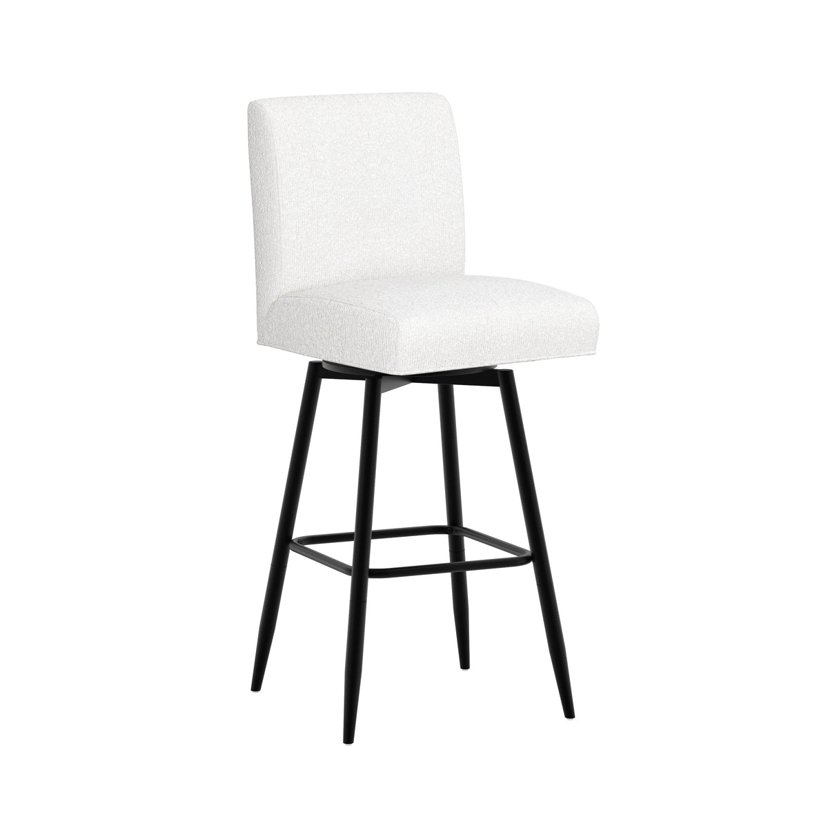 Uniquely Yours Metal Stool, Parson / Salt / Black