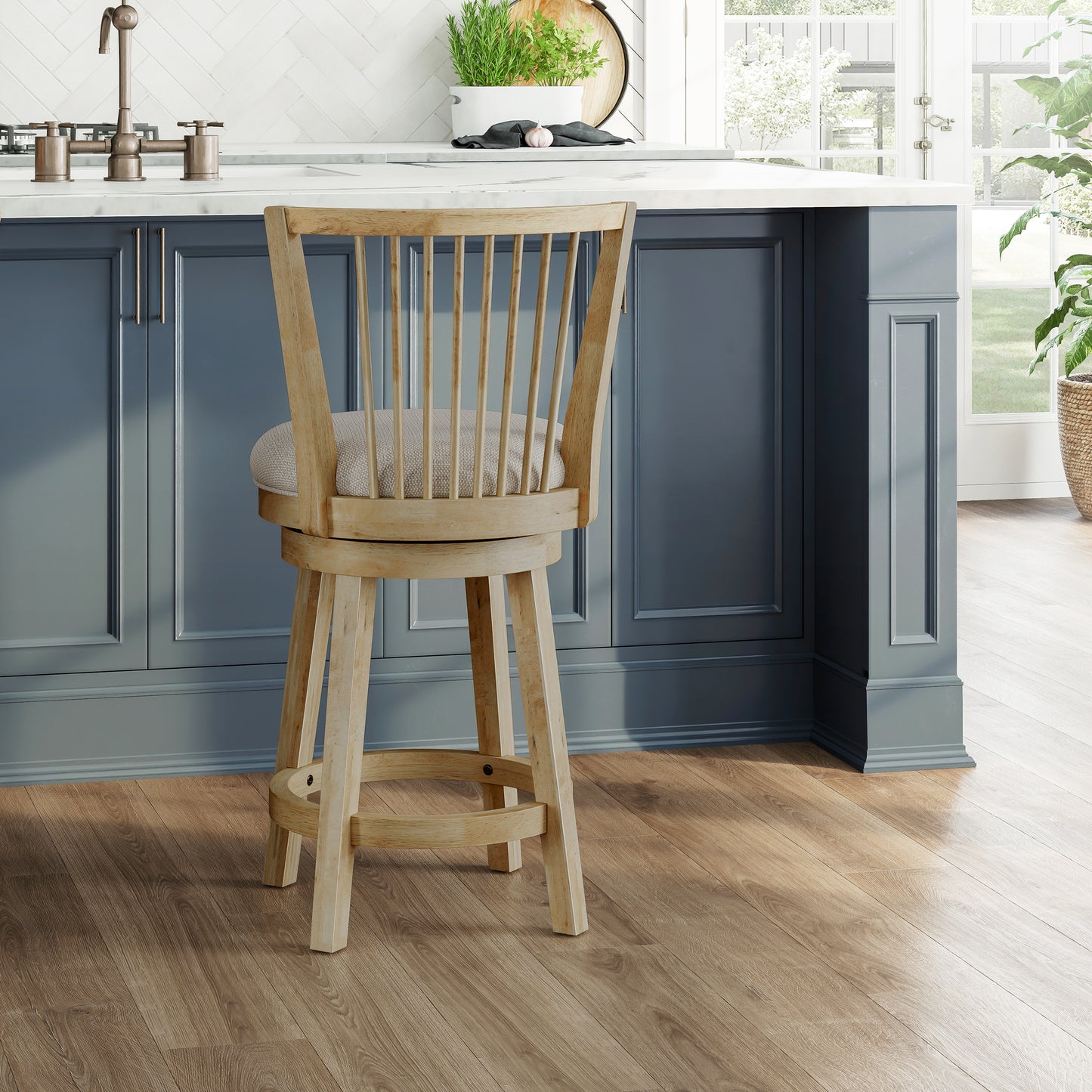 Garlington Wood Counter and Bar Stools