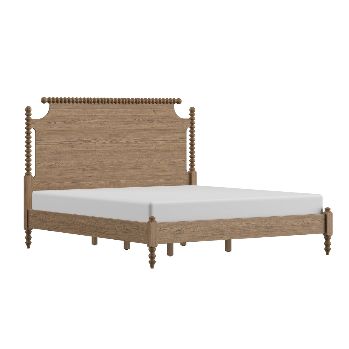 Cape Lane Wood Low-Profile Platform Bed, King