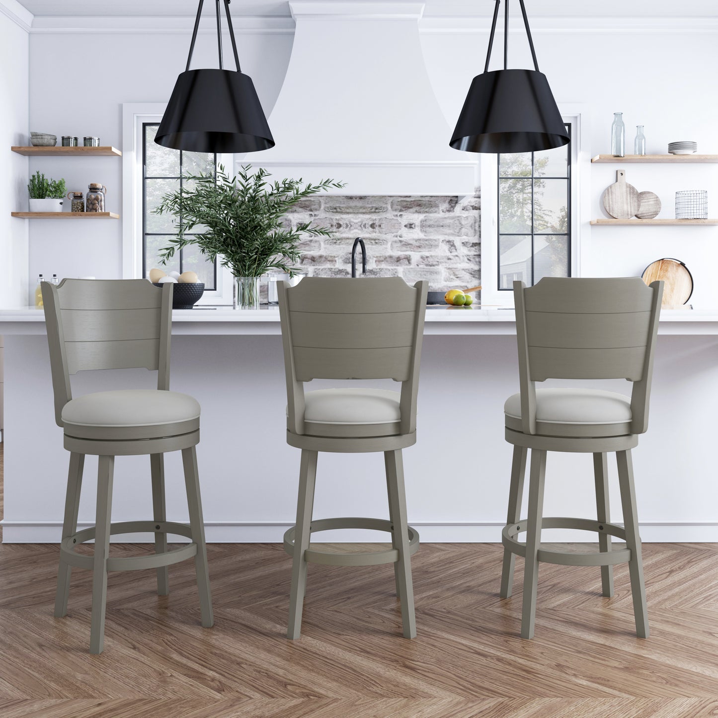 Clarion Wood Stool