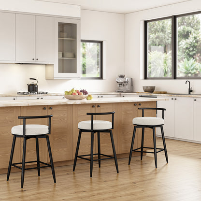Dael Metal Counter and Bar Stools
