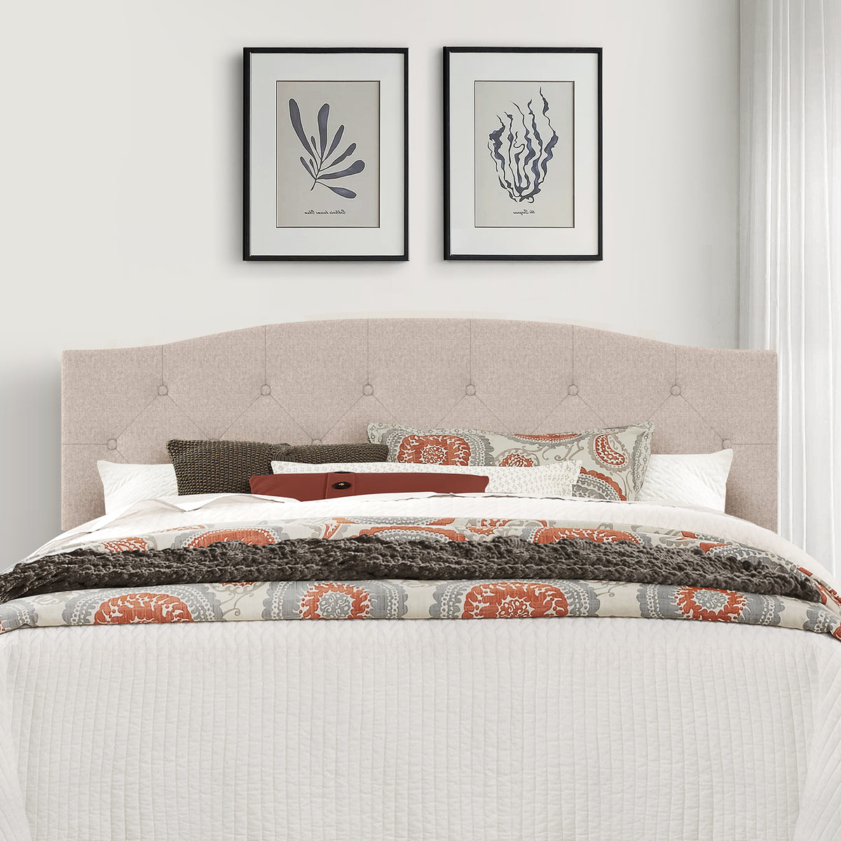 Provence Upholstered Headboard without Frame