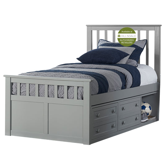 Marley Wood Captain's Bed with Storage
