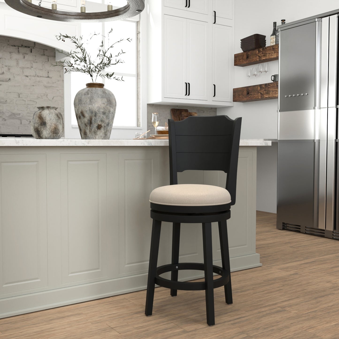 Clarion Wood Stool